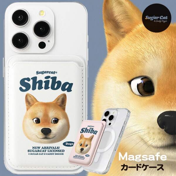 楽天市場】[sugarcat] MagSafe カードケース 柴犬 しばけん Doge