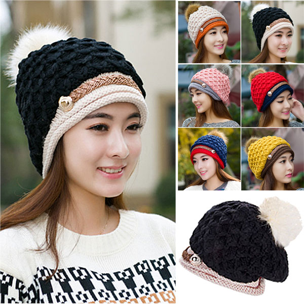 楽天市場】ニット帽 ボンボン ニットキャップ 帽子 キャスケット