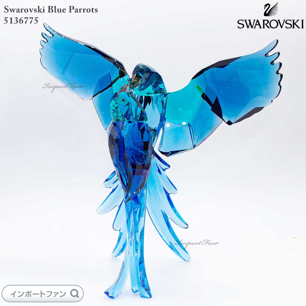 楽天市場】スワロフスキー オウム ブルー 鳥 5136775 Swarovski 置物