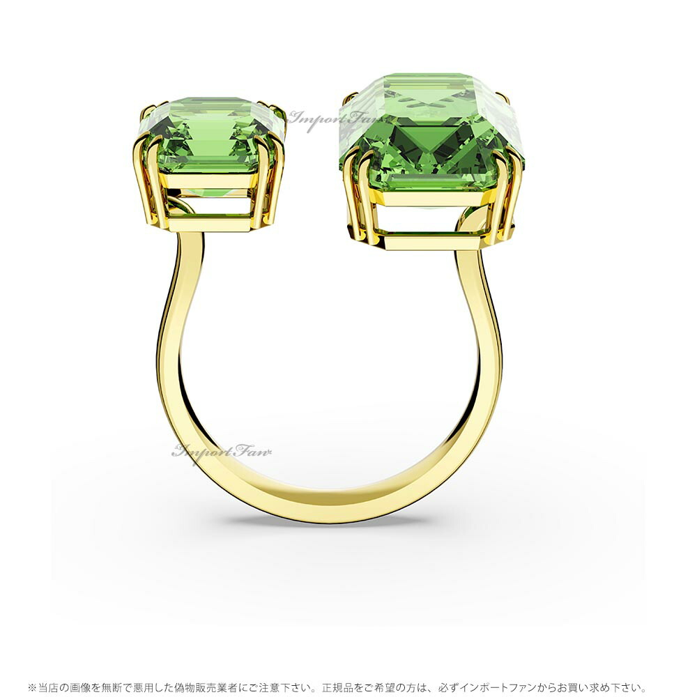 楽天市場】スワロフスキー ミレニア オープンリング 指輪 オクタゴン