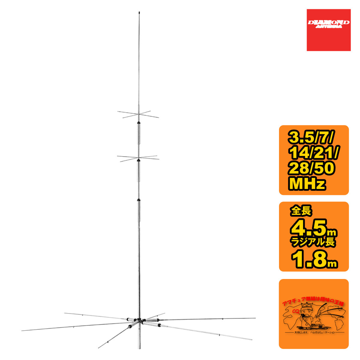 楽天市場】グランドプレーンアンテナの通販