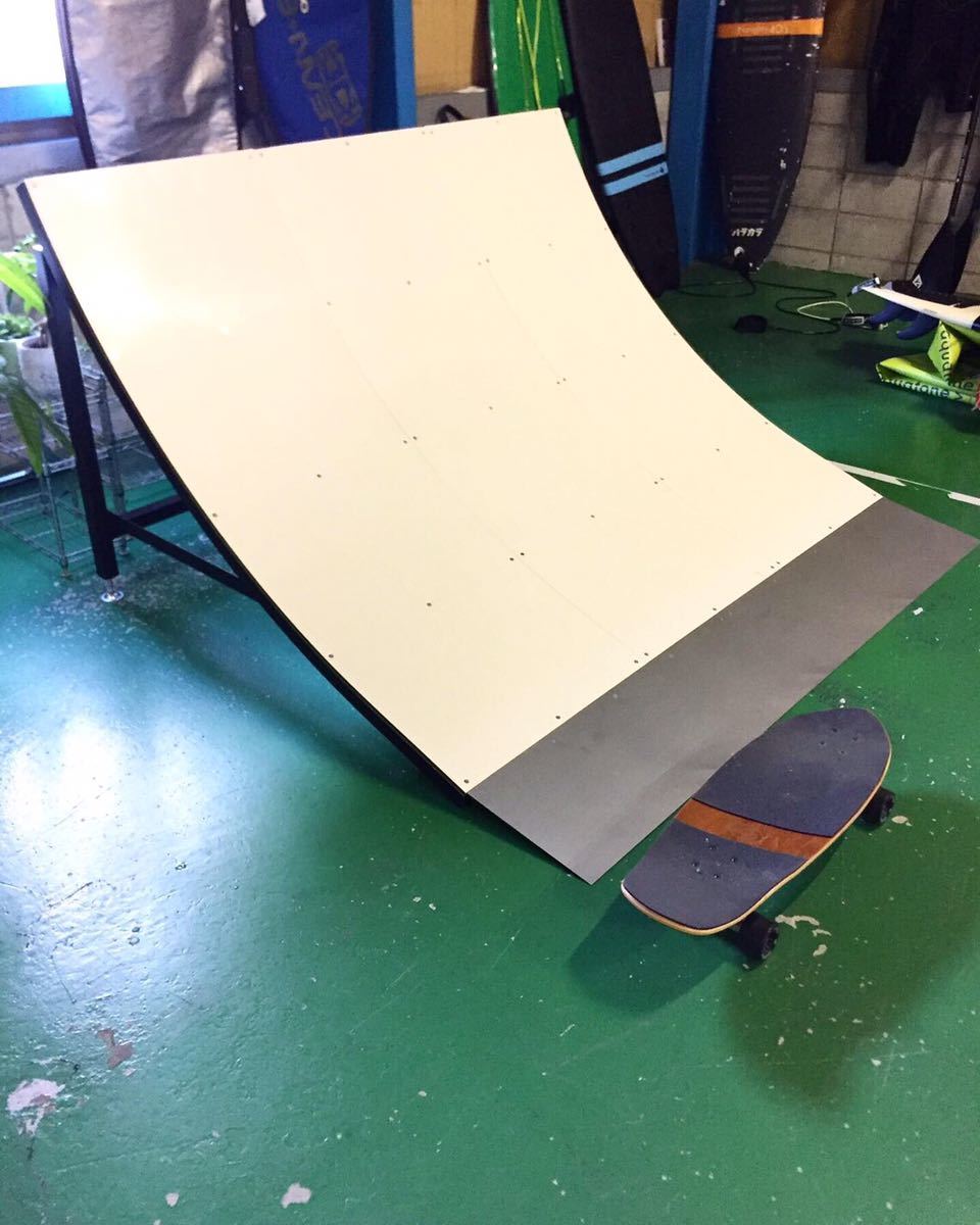 楽天市場】スケートボード スケボー練習用クォーターランプ サーフィン