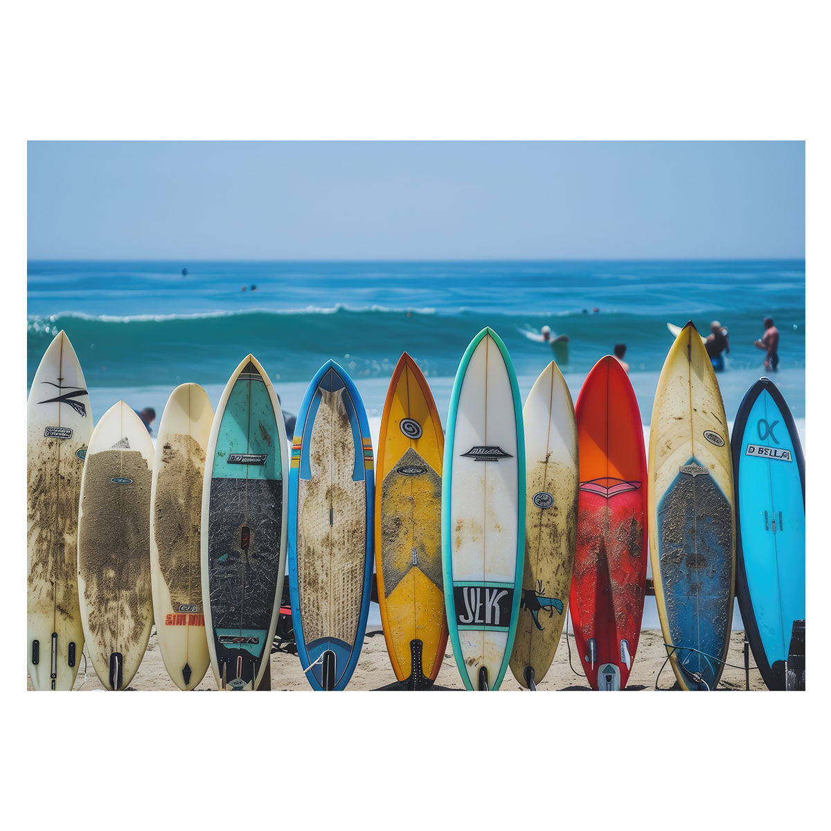 楽天市場】サーフボード サーフィン 海系 サーフ ポスター 用紙と