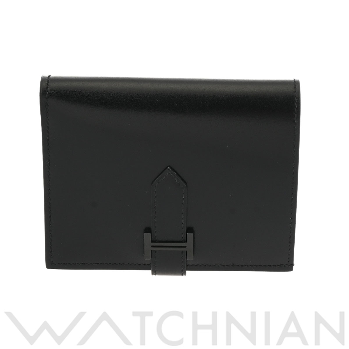 楽天市場】エルメス HERMES ベアン コンパクト モノクローム ブラック