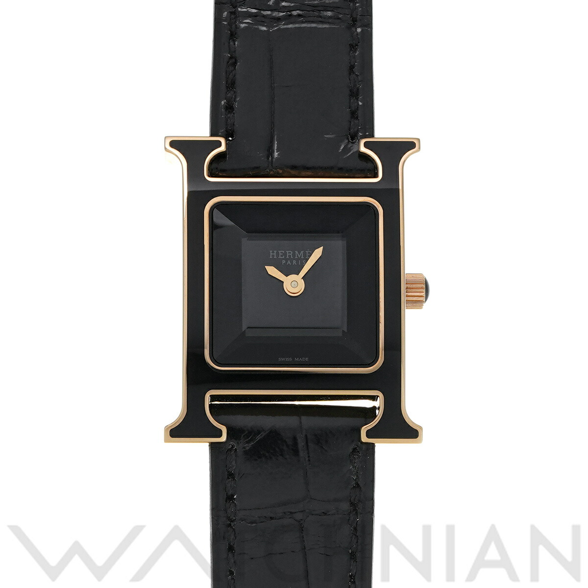 楽天市場】エルメス HERMES Hウォッチ PM HH1.270B ブラック