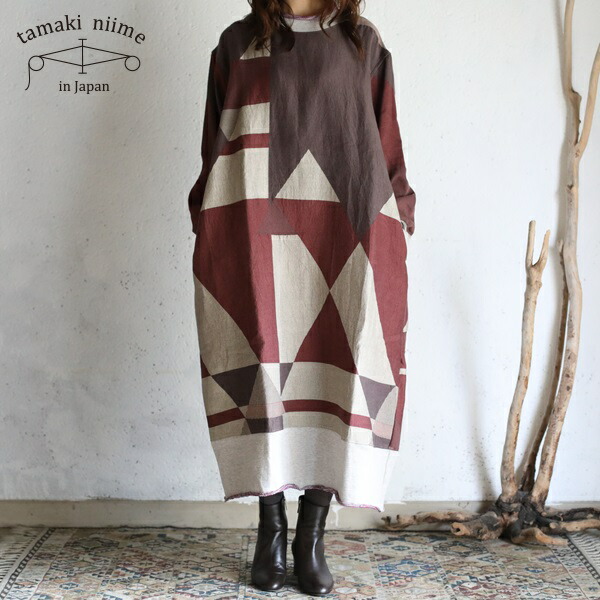 楽天市場】tamaki niime(タマキ ニイメ) 玉木新雌 プルオーバーヲリ