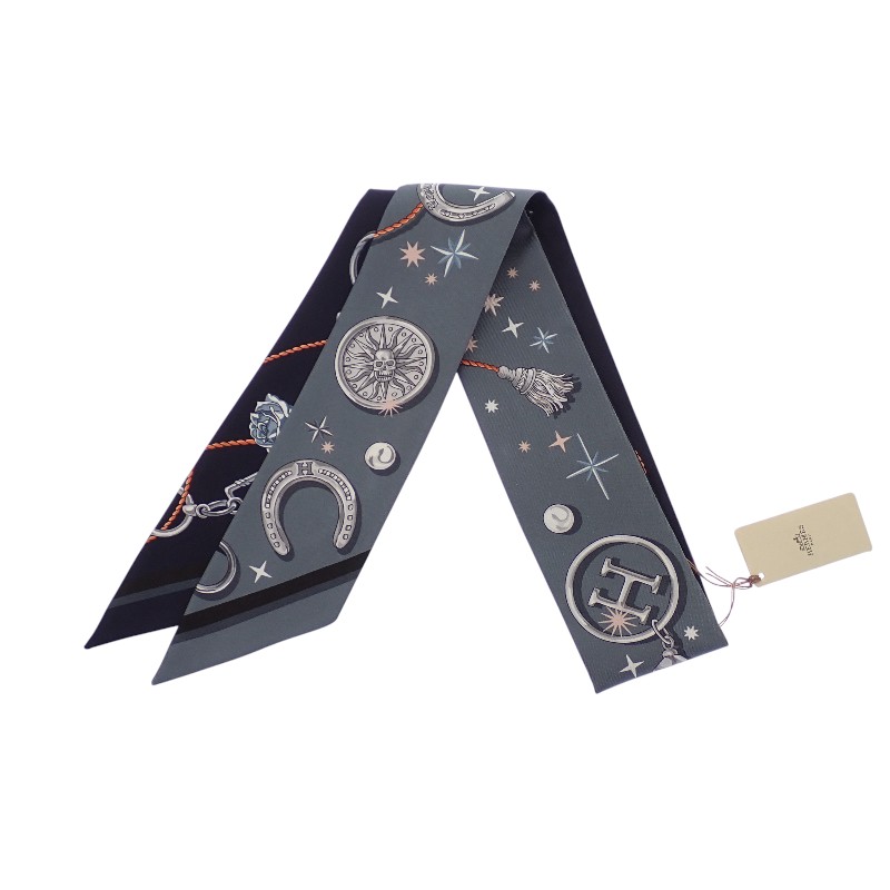 楽天市場】エルメス ツイリー ネイビーの通販