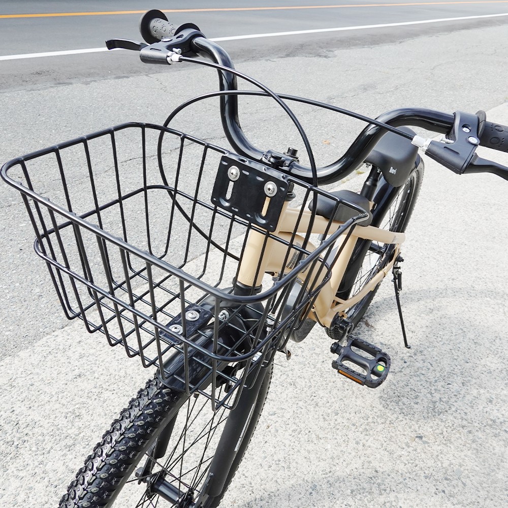 楽天市場】【送料無料】子供自転車用 スチール 前かご フロント