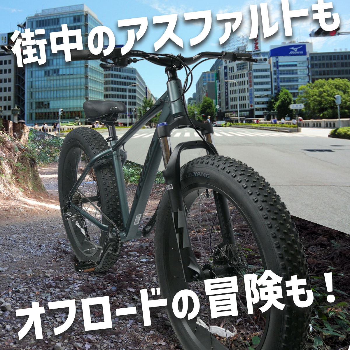 楽天市場】【2月25日限定☆ポイント2倍】ファットバイク TRINX T109 26