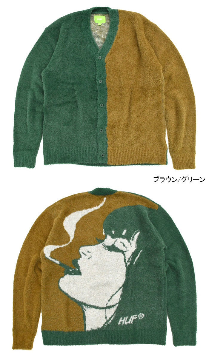 楽天市場】ハフ HUF カーディガン メンズ フィールズ グッド ( HUF