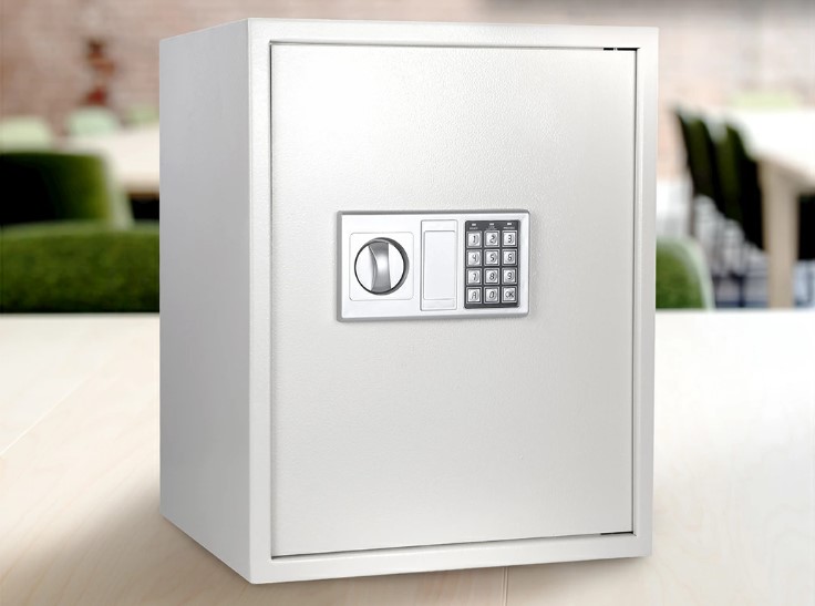 楽天市場】金庫 75L セキュリティーボックス 家庭用 テンキー 大容量