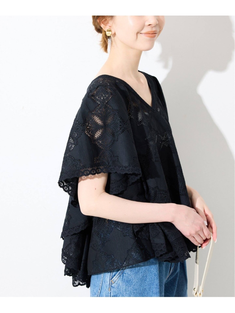 楽天市場】【SALE／30%OFF】《WEB限定/追加》レースフリルVネック