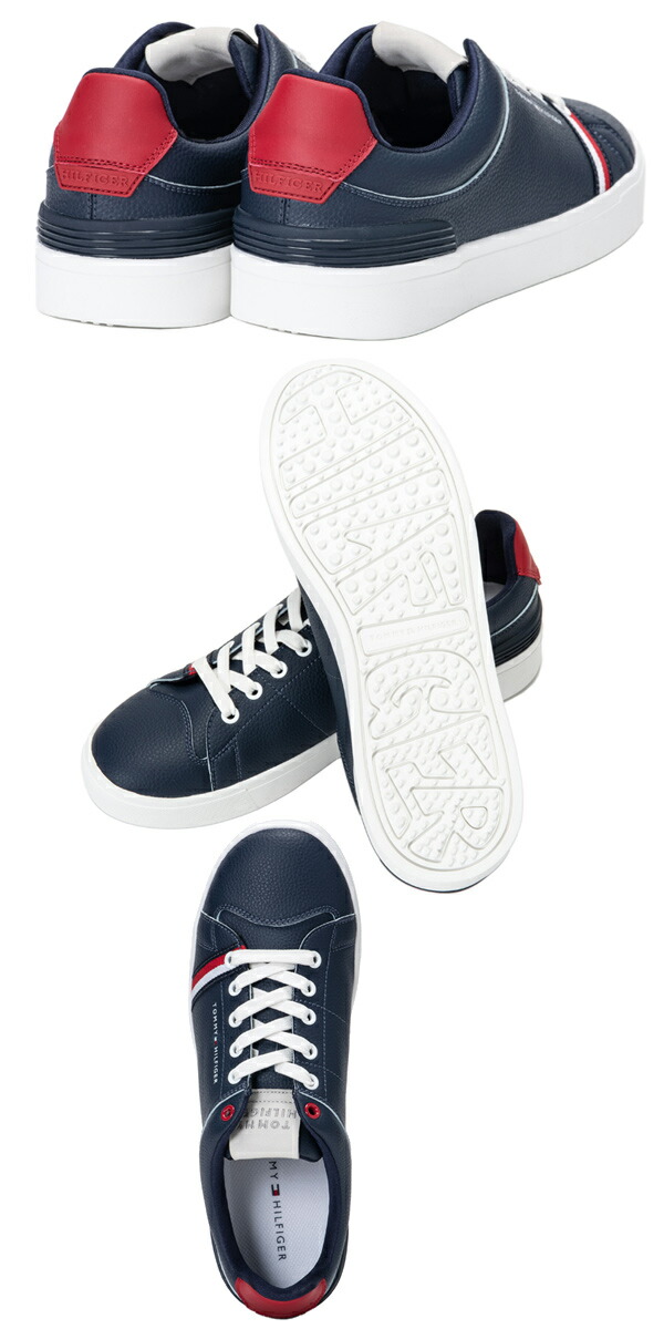 楽天市場】トミーヒルフィガー ゴルフ シューズ THMS4F スパイクレス