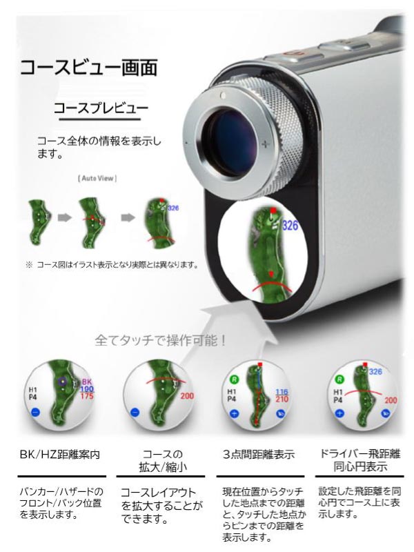 楽天市場】ボイスキャディ ゴルフ SL2 ゴルフ距離計測器 レーザー距離