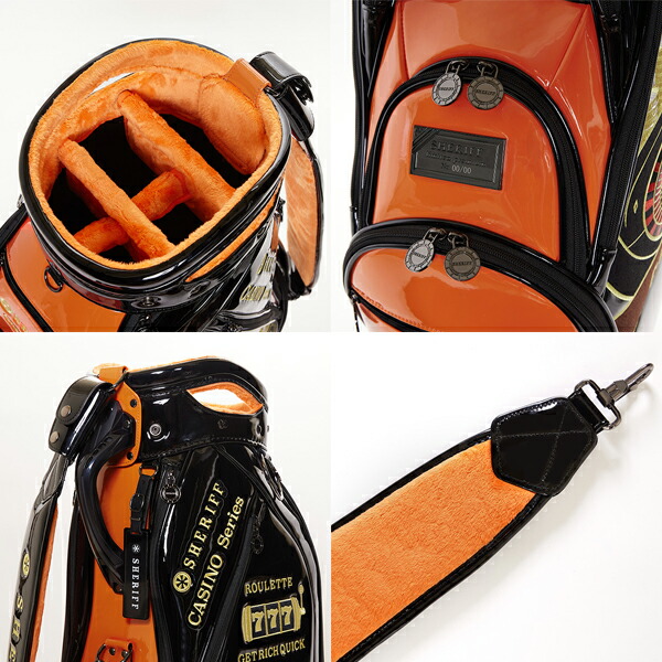 楽天市場】シェリフ キャディバッグ カジノシリーズ SCA-010 CB CASINO