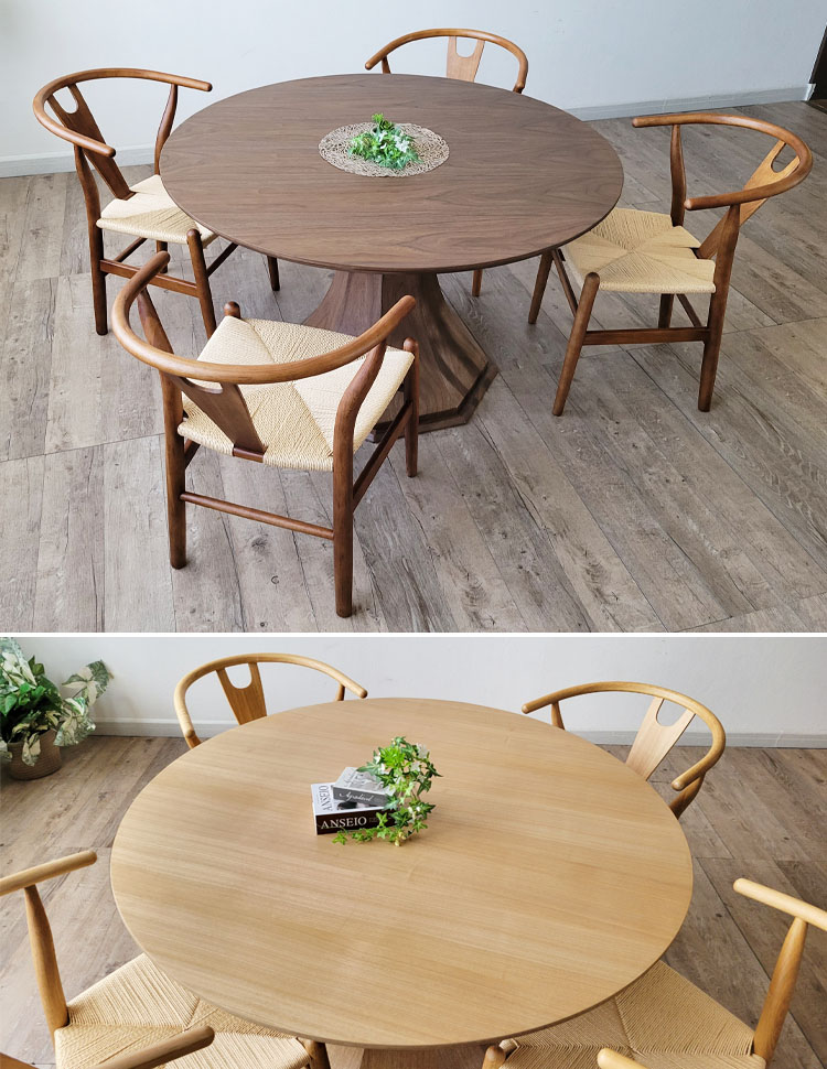 楽天市場】ダイニング5点セット 丸テーブル ダイニングテーブルセット