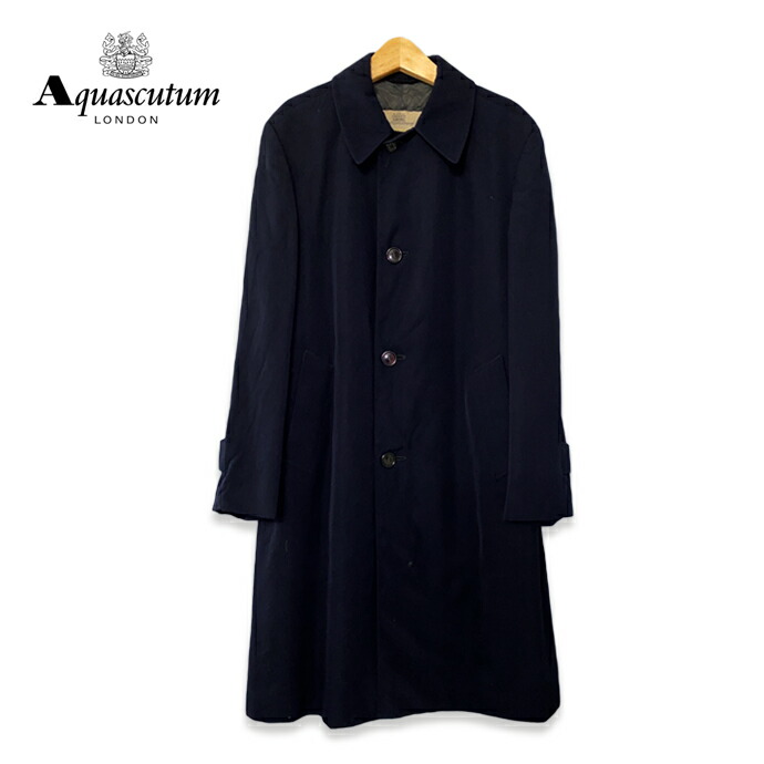 楽天市場】70年代 アクアスキュータム Aquascutum ウール ステンカラー
