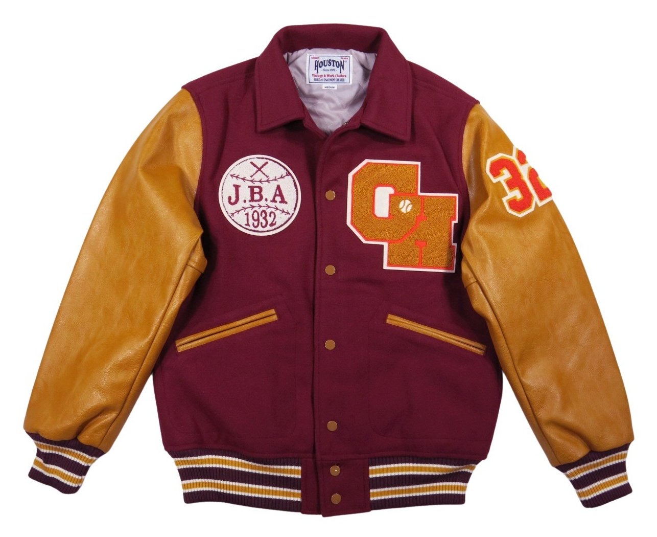 楽天市場】【2色4サイズ】 jf891 新品 HOUSTON さがら刺繍 INDIANS PU