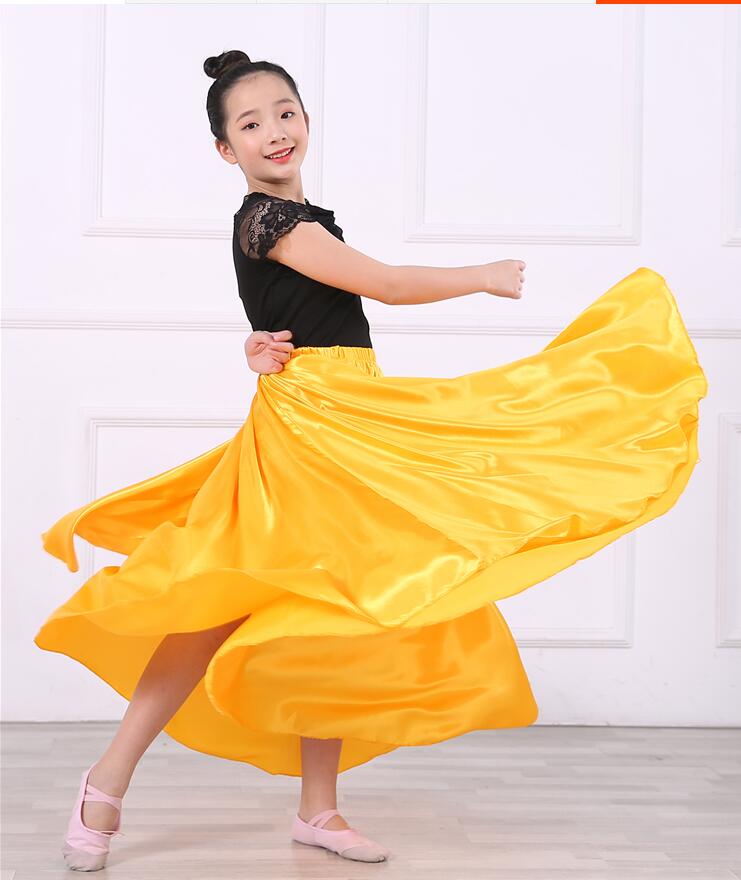 楽天市場】子供 ダンス スカート 広がる 大きい裾 フレア スカート