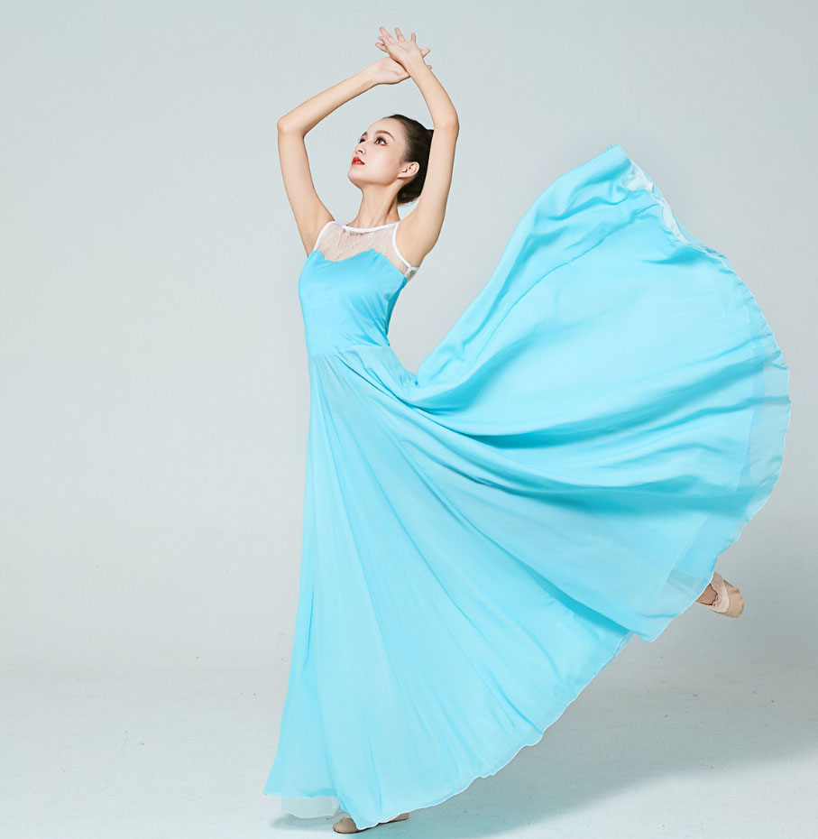 楽天市場】ダンス ワンピース レディース ロング丈 バレエ 社交ダンス