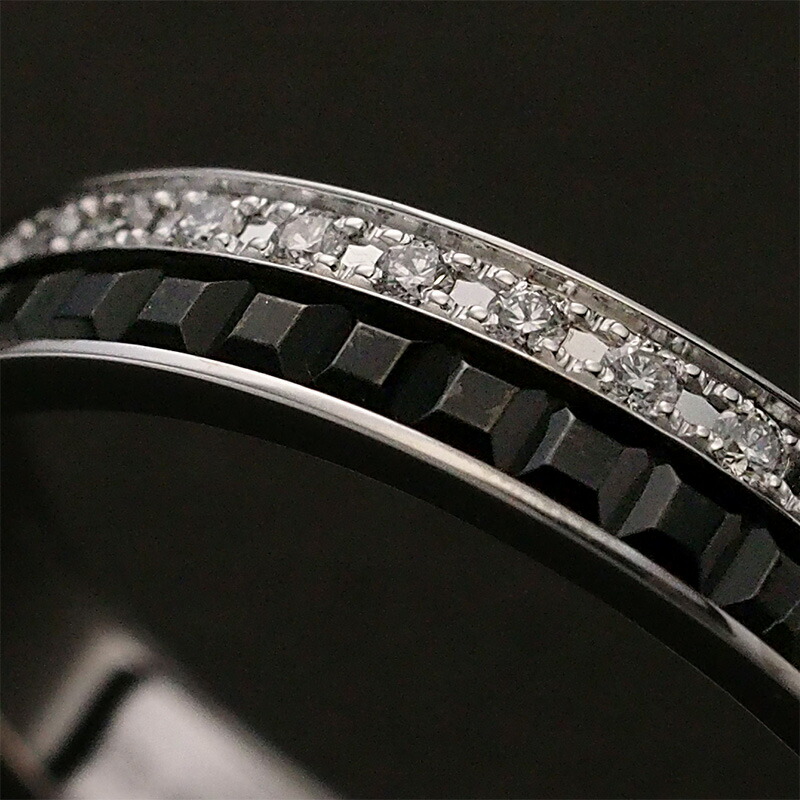 楽天市場】ブシュロン キャトル ブラック ダイヤモンド リング ハーフ