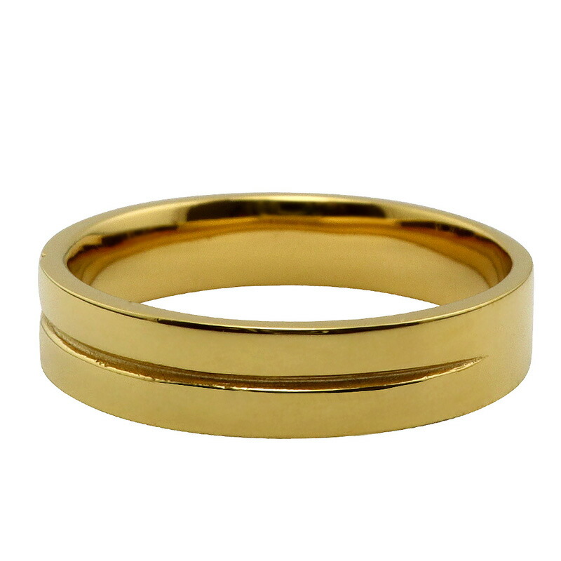 楽天市場】K18ゴールド クロスリング 4mm幅 指輪 十字架 デザイン 18金