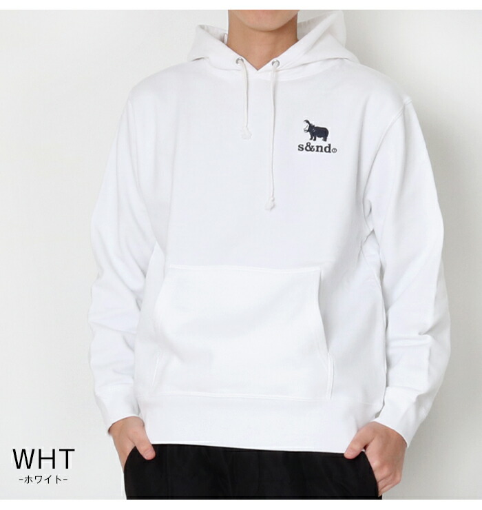 楽天市場】s&nd セカンドカ ワンポイント スウェットプルパーカー