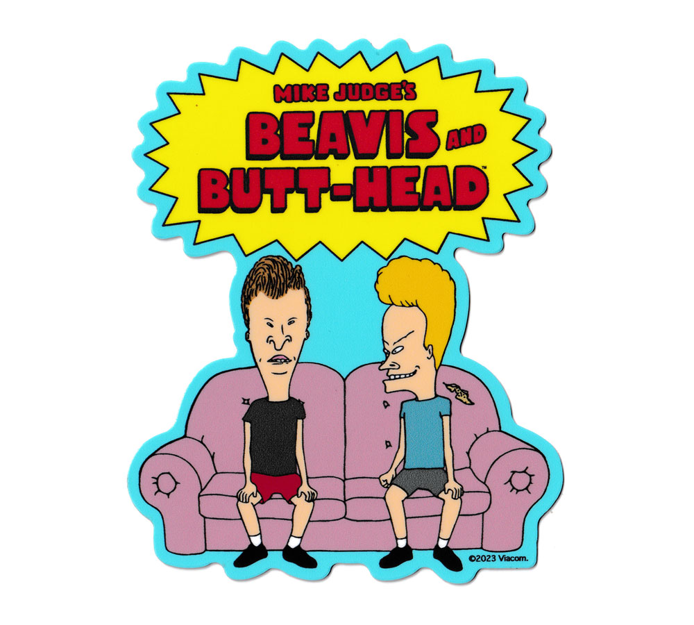 楽天市場】ビーバス・アンド・バットヘッド ステッカー アメリカン