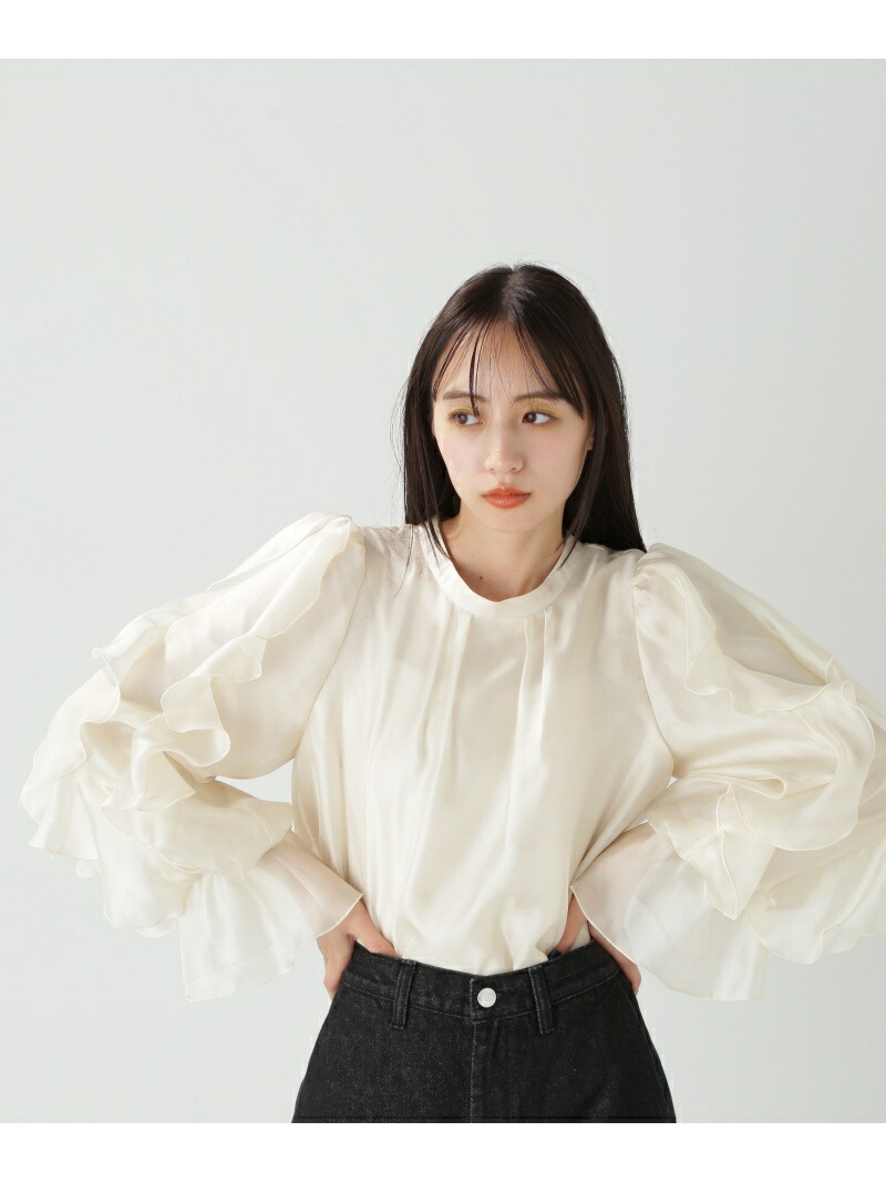 楽天市場】【SALE／60%OFF】ラッフルスリーブブラウス JILL by JILL