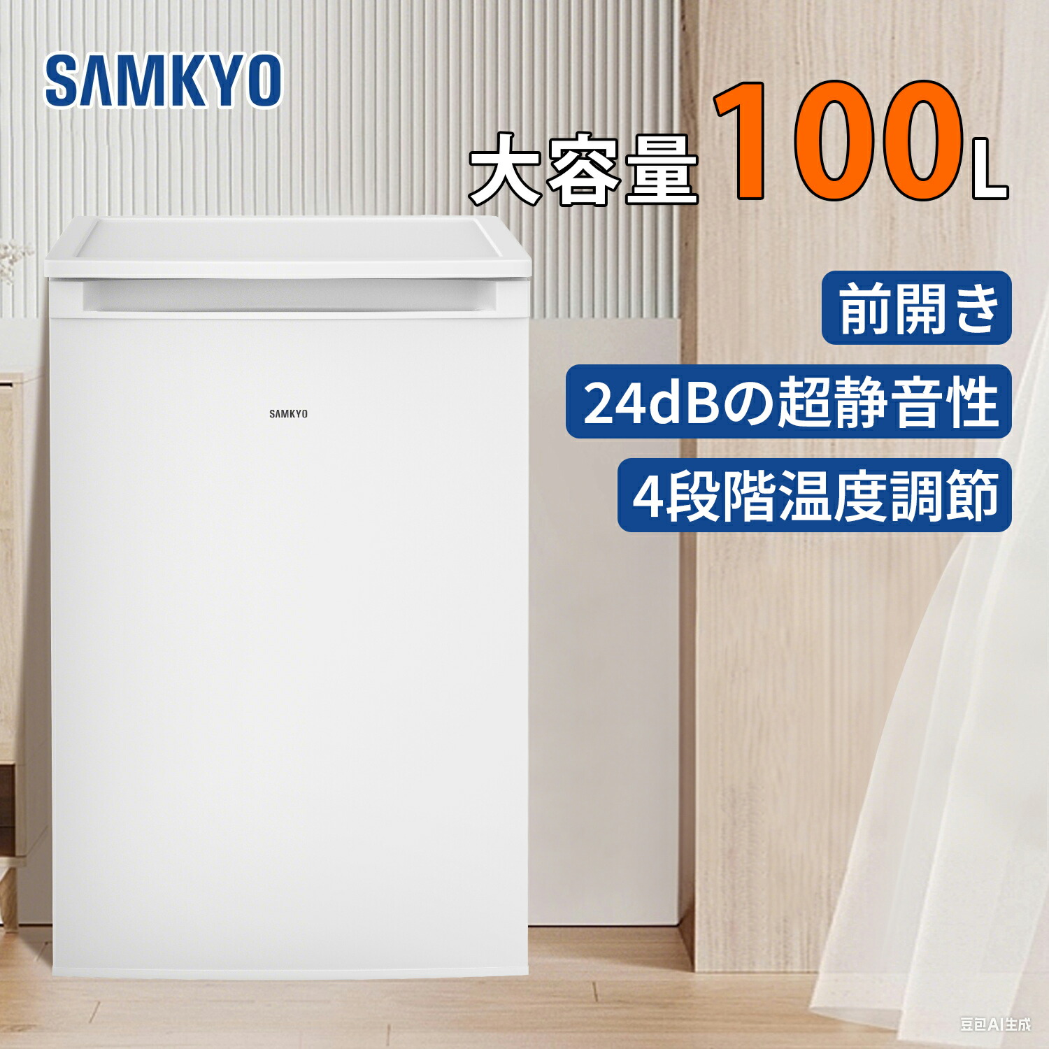 楽天市場】【2/26 限定セール☆最安値⇒25,990円】SAMKYO 冷凍庫 100L