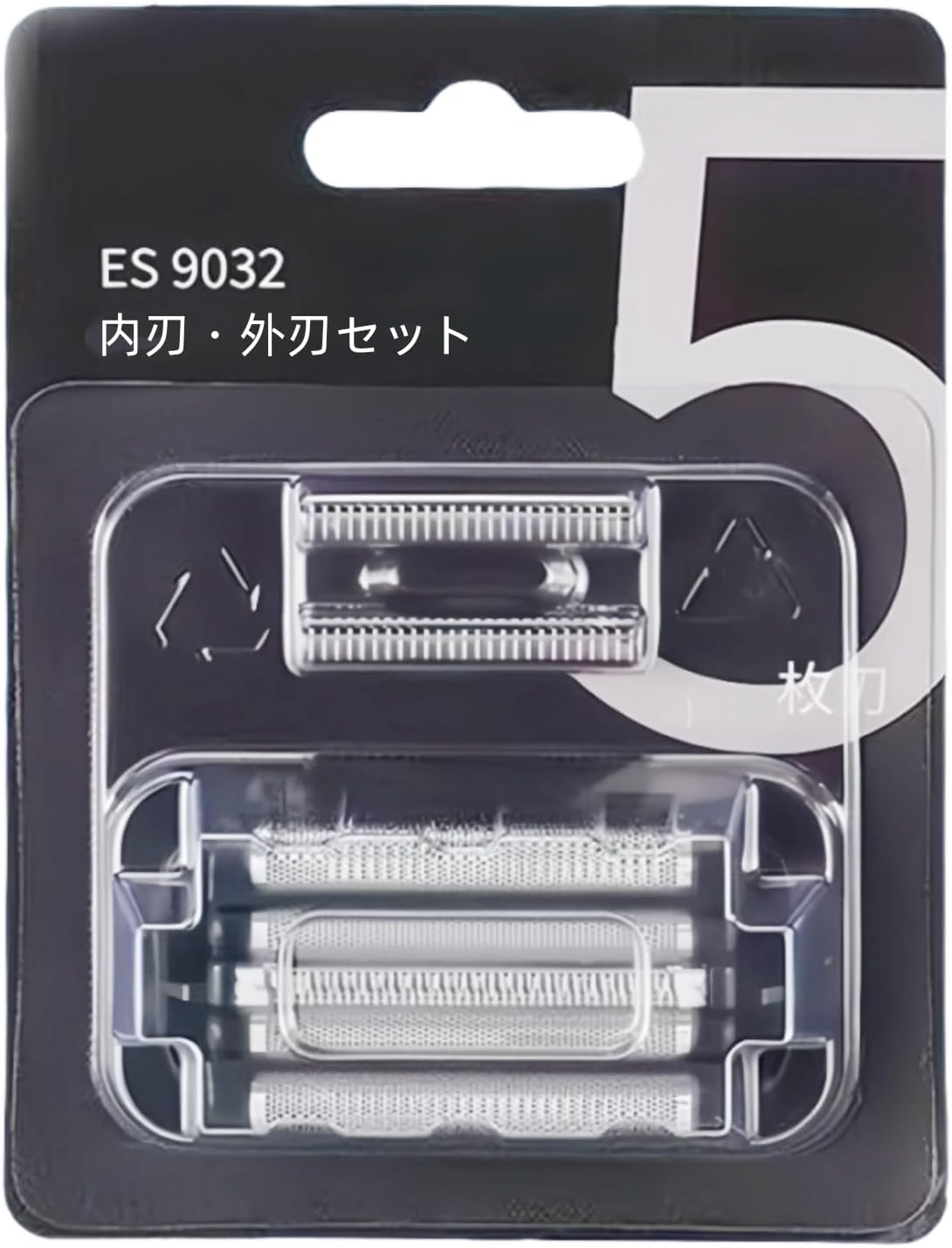 楽天市場】Panasonic互換 交換用セット替刃 ラムダッシュ ブラック