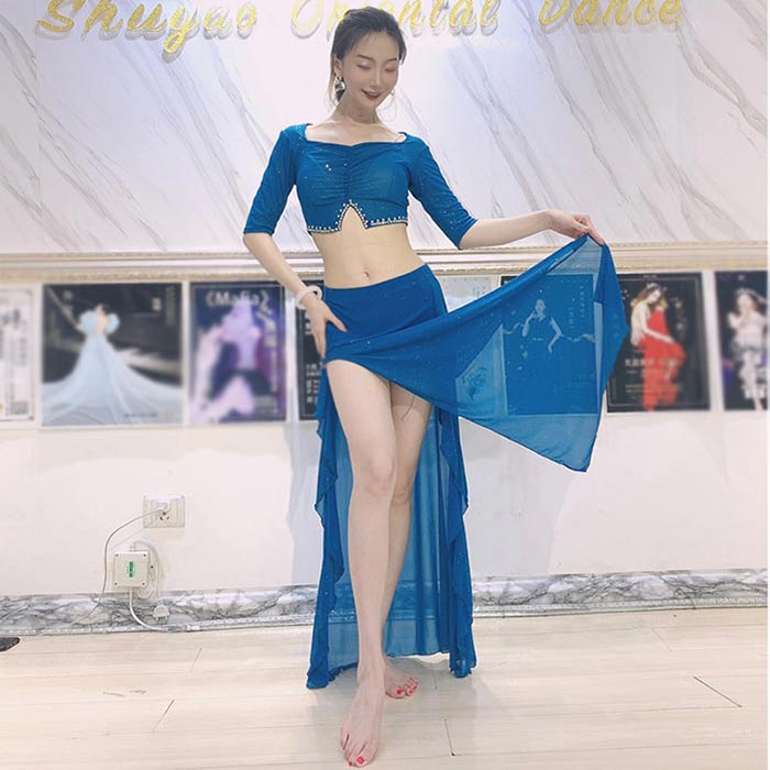 楽天市場】ベリーダンス 衣装 セットアップ レッスン着 練習着 衣装