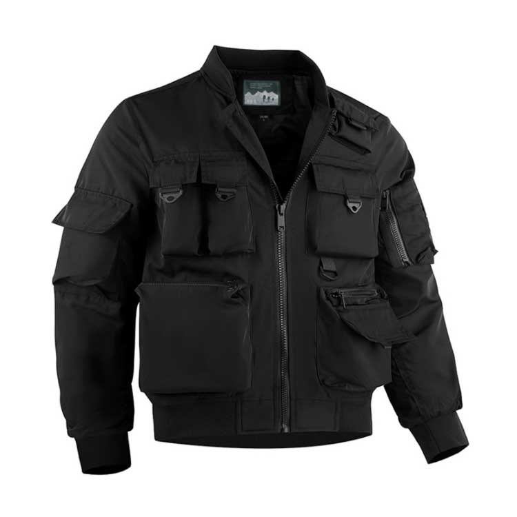 楽天市場】ブルゾン 多ポケット アウター ジャケット カーゴジャケット