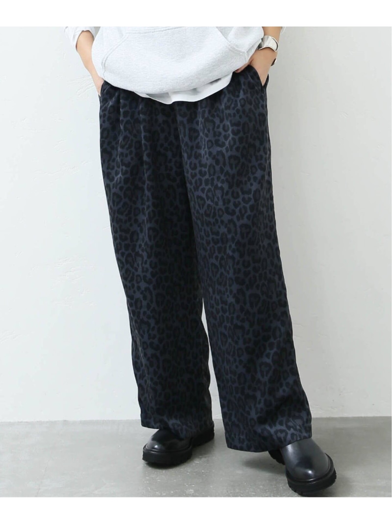 楽天市場】《追加》レオパードサテン イージーパンツ journal standard