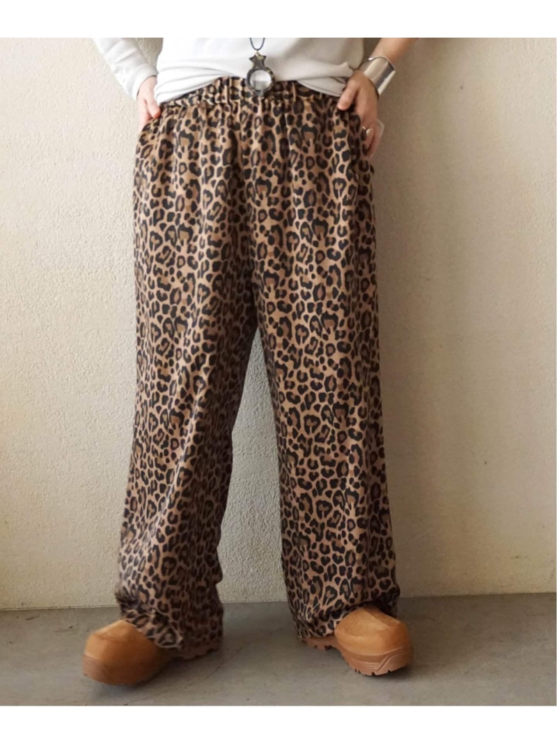 楽天市場】《追加》レオパードサテン イージーパンツ journal standard