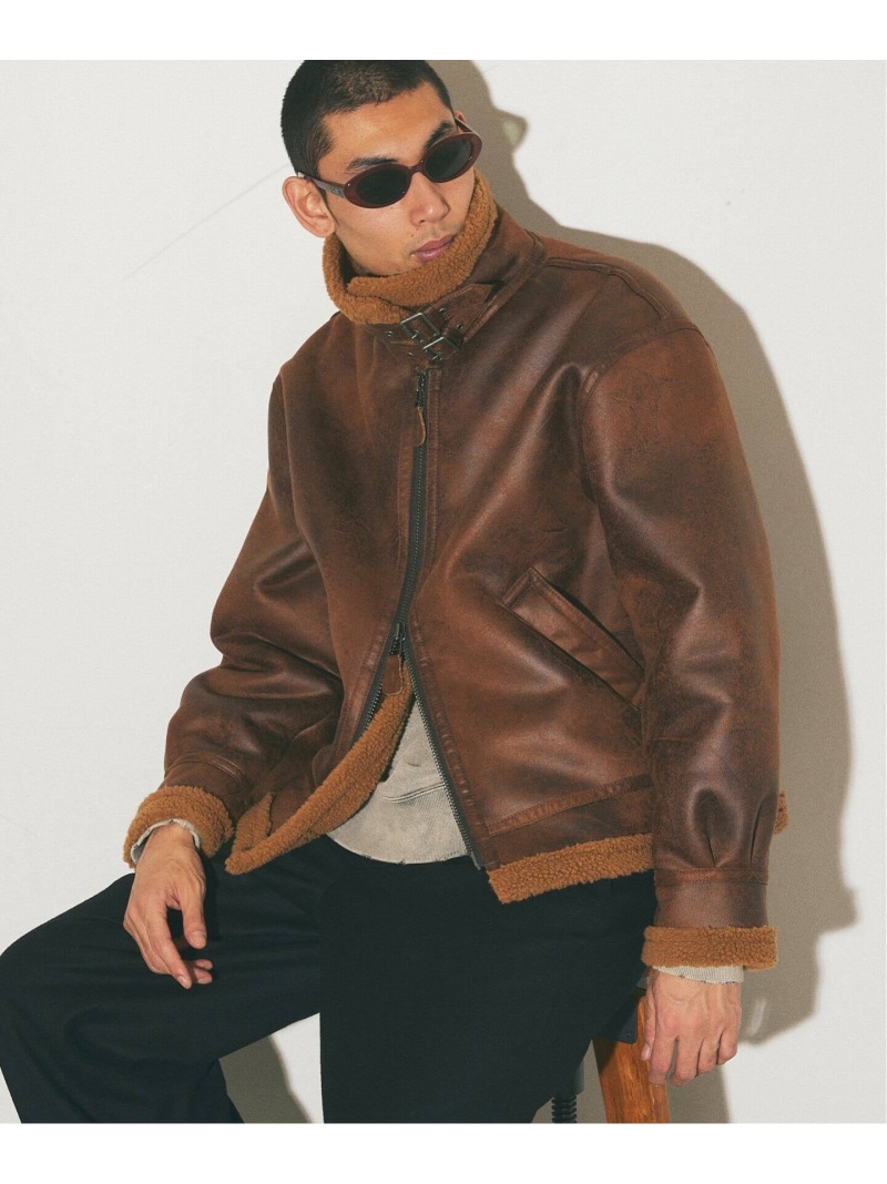 楽天市場】【SALE／30%OFF】フェイクムートン B3 JOURNAL STANDARD