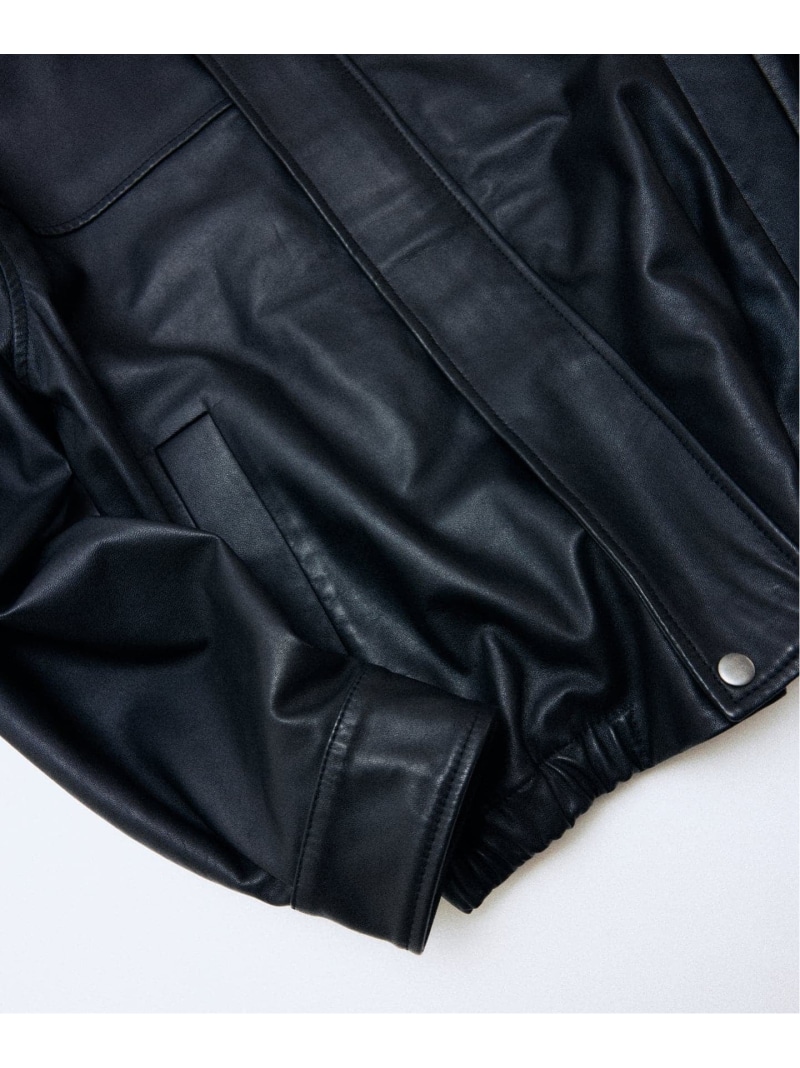 楽天市場】ラムレザー ショート ステンカラー ブルゾン JOURNAL