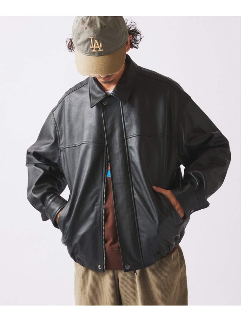 楽天市場】ラムレザー ショート ステンカラー ブルゾン JOURNAL