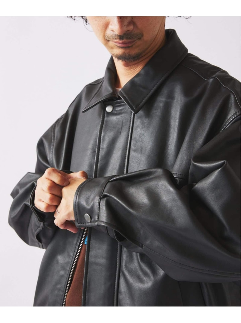 楽天市場】ラムレザー ショート ステンカラー ブルゾン JOURNAL