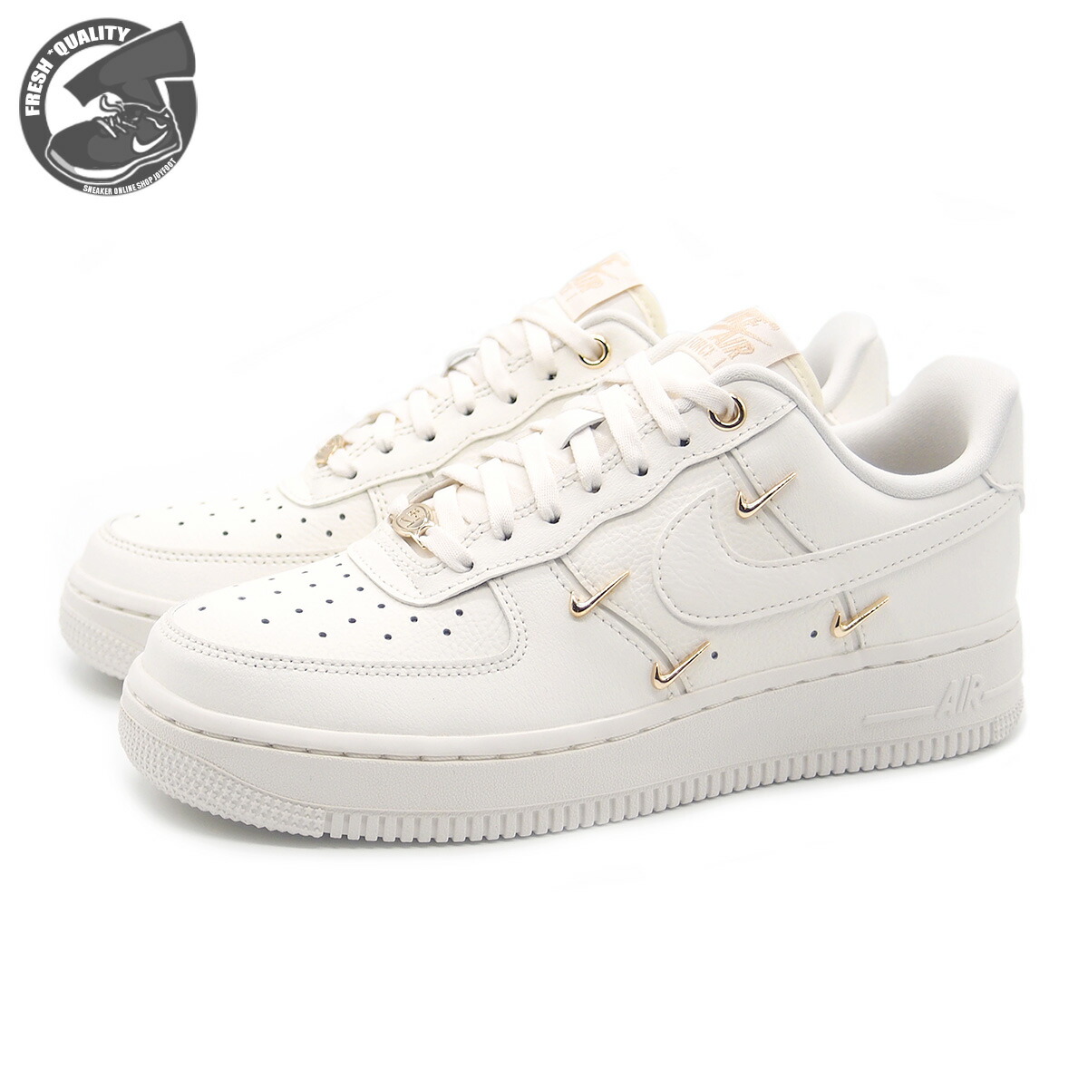 楽天市場】NIKE WMNS AIR FORCE 1 '07 LX SAIL/SAIL-METALLIC GOLD