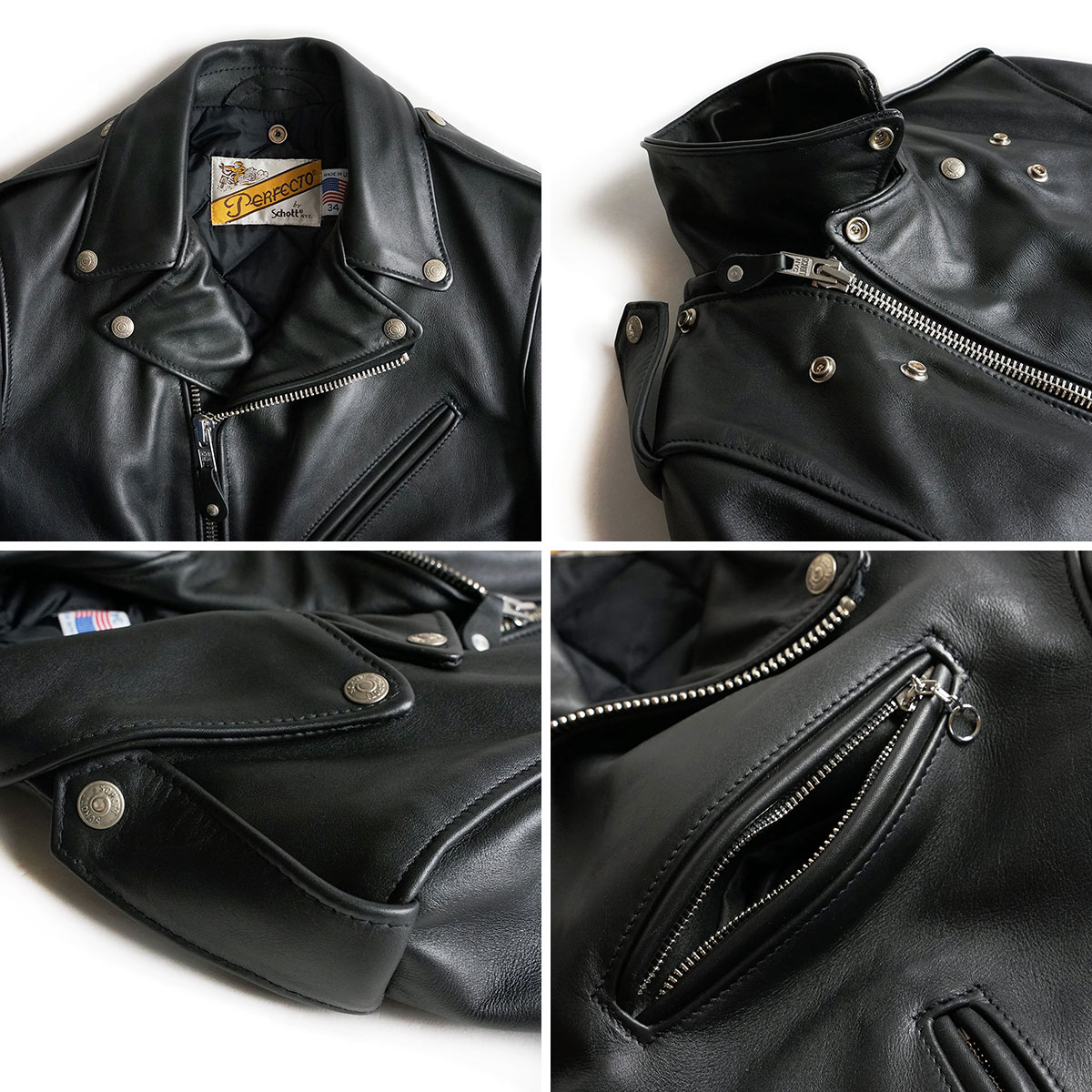 楽天市場】ショット SCHOTT 618 ダブルライダース ブラック