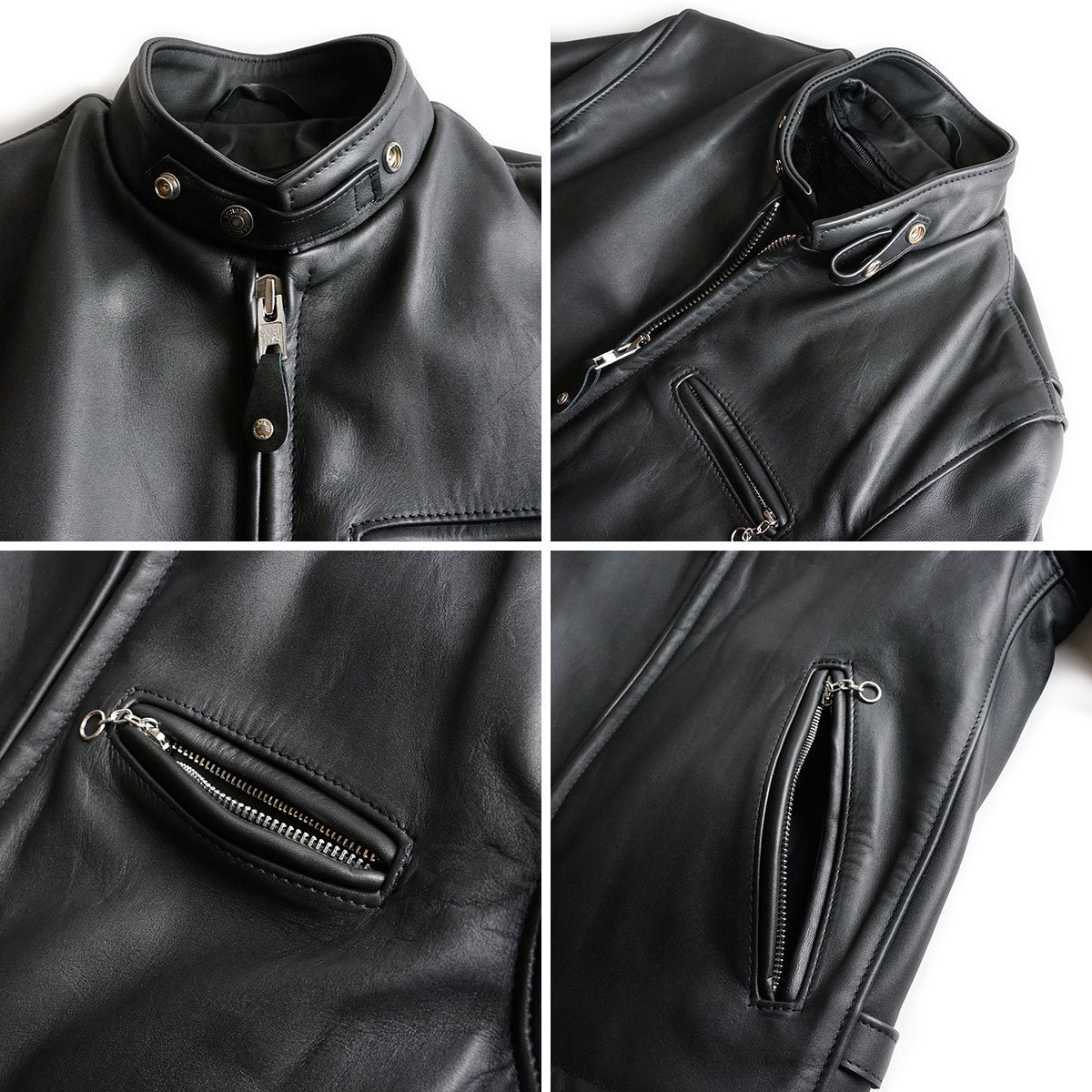 楽天市場】ショット SCHOTT 641 スタンドカラー シングルライダース