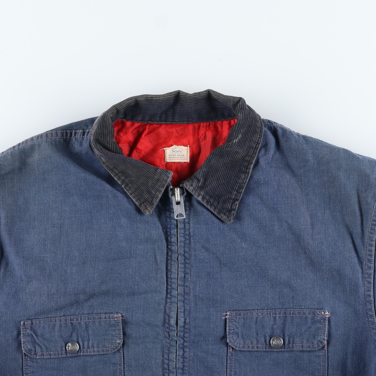 楽天市場】古着 60'S シアーズ Sears WORK WEAR フルジップ デニム