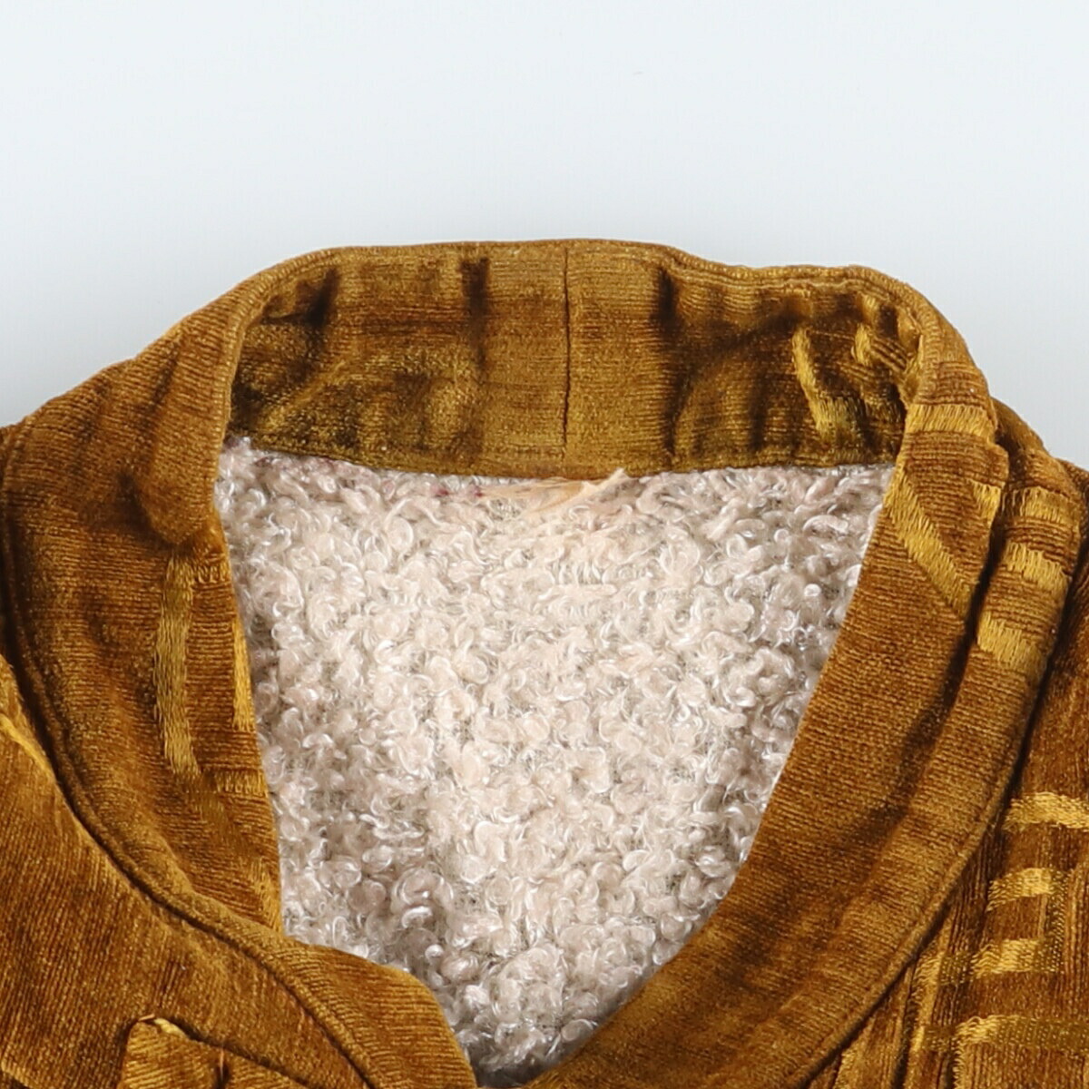 楽天市場】古着 UNKNOWN 総柄 ベロアチャイナジャケット メンズM