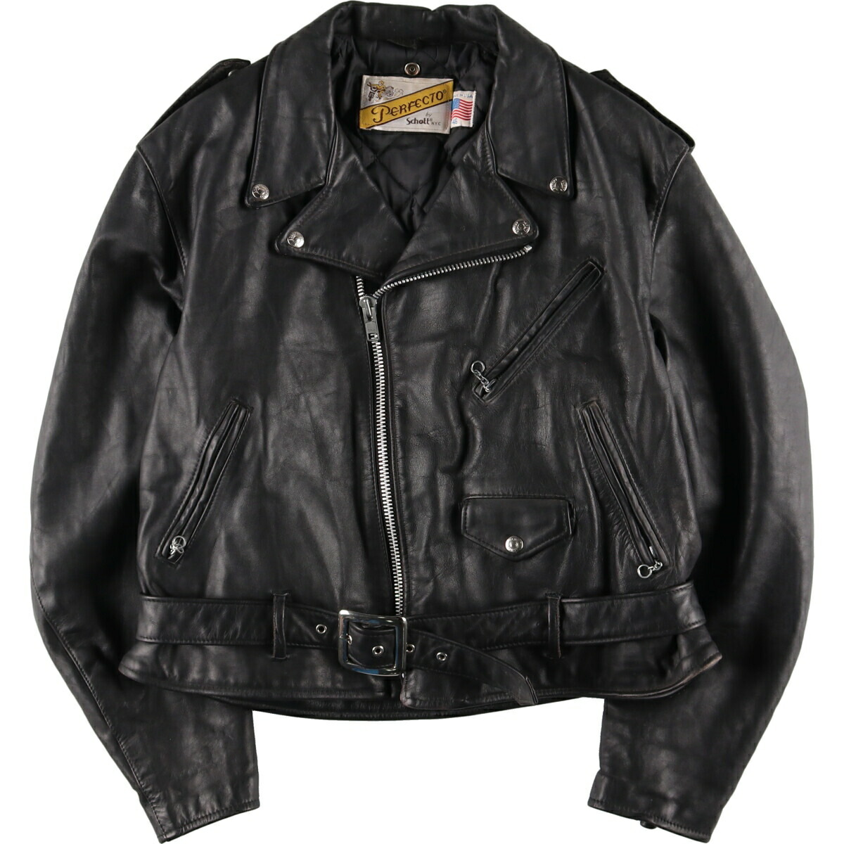 楽天市場】古着 80~90'S ショット SCHOTT 118J ダブルライダース