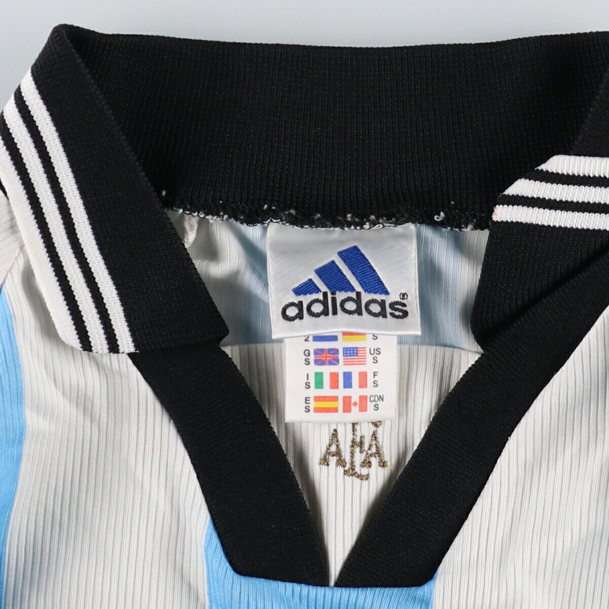 楽天市場】古着 90'S アディダス adidas アルゼンチン代表 Vネック 襟