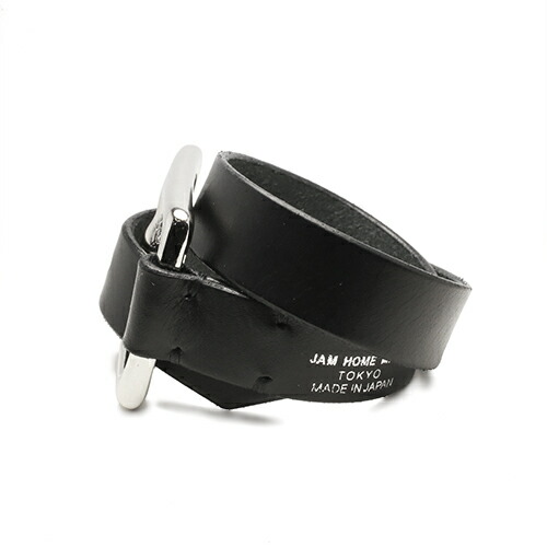 JAM MADE &ready madeブラックレザー バングル 希少 JAM HOME MADE