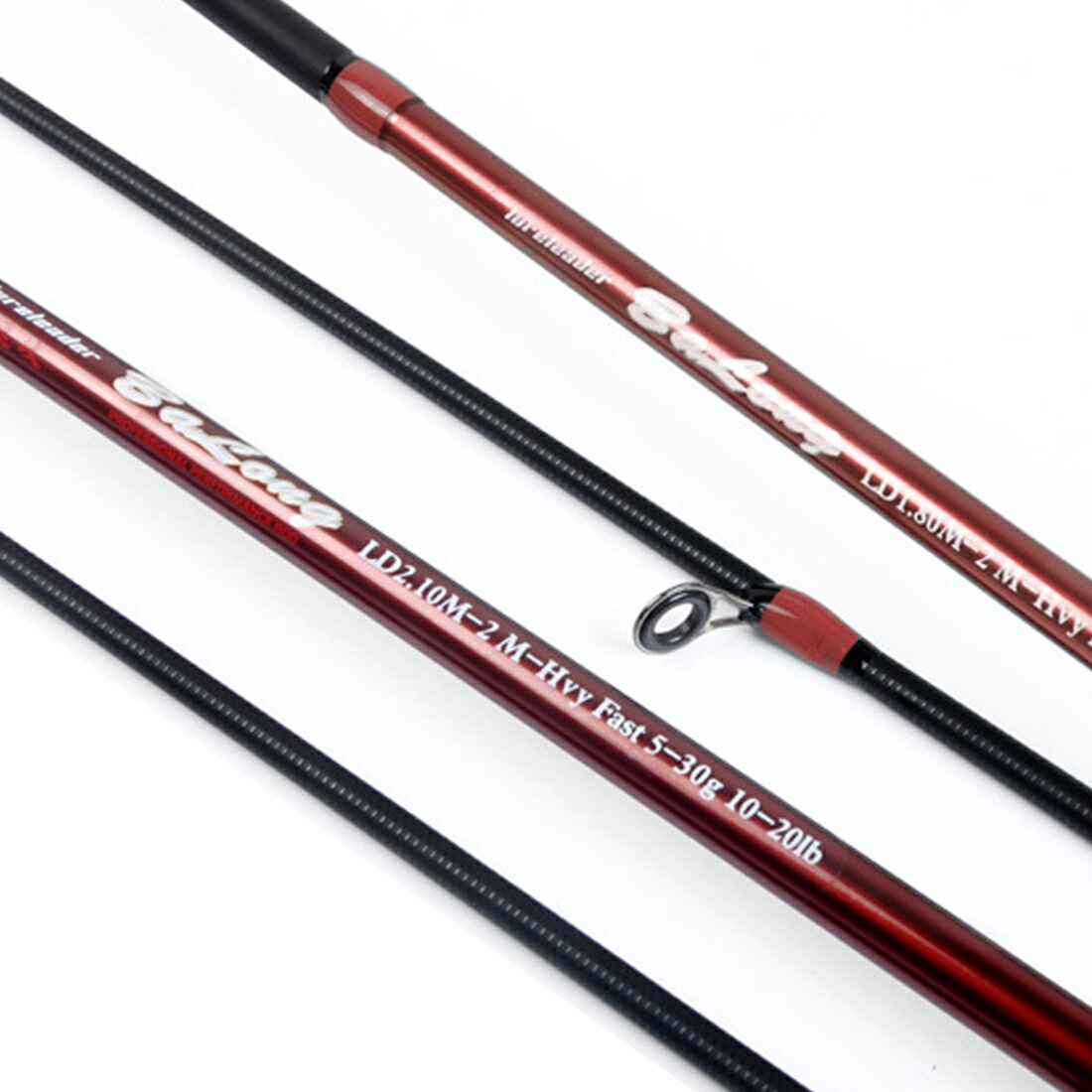 美品】【ジャンク品】￼釣竿 底もの用￼赤いスピニングロッド 美品