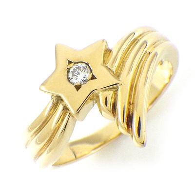 楽天市場】クリスチャンディオール Christian Dior リング 流れ星 星