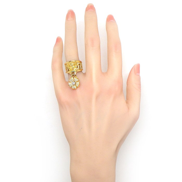 楽天市場】ヴェルサーチェ VERSACE リング メデューサ フラワー